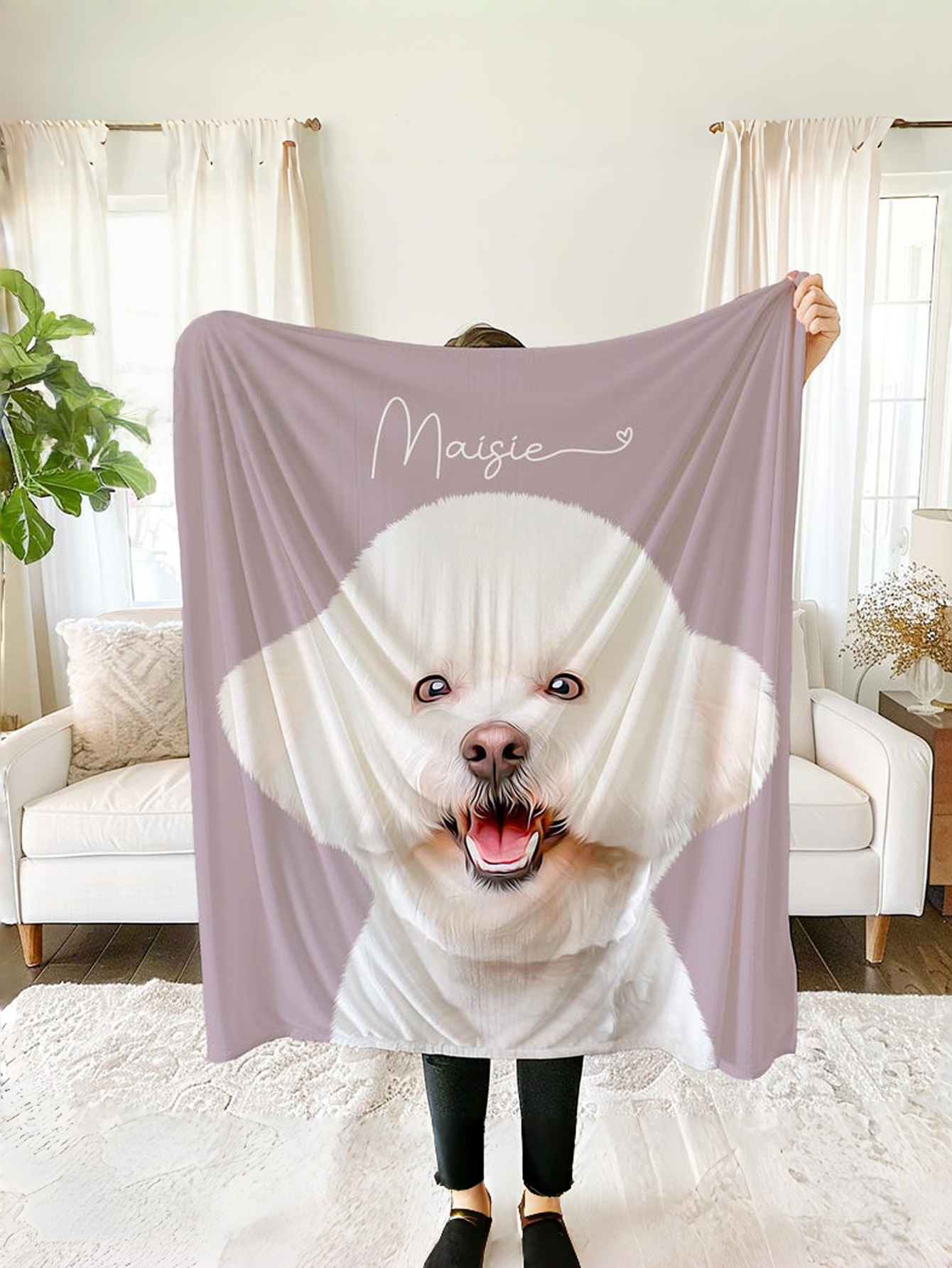 Custom Pet Blankets From Photo